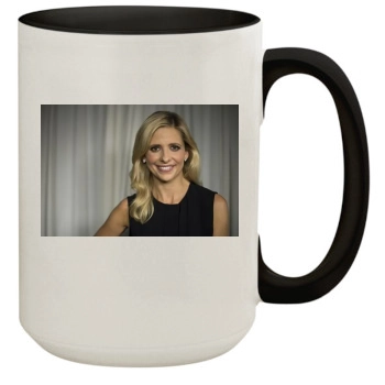 Sarah Michelle Gellar 15oz Colored Inner & Handle Mug