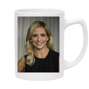 Sarah Michelle Gellar 14oz White Statesman Mug