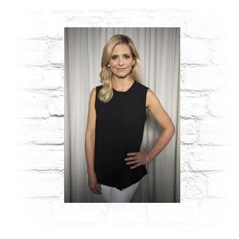 Sarah Michelle Gellar Metal Wall Art