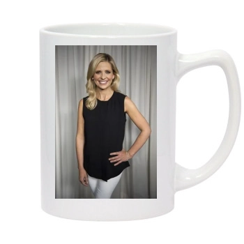 Sarah Michelle Gellar 14oz White Statesman Mug