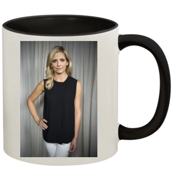 Sarah Michelle Gellar 11oz Colored Inner & Handle Mug