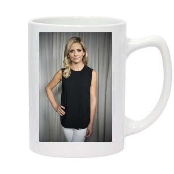 Sarah Michelle Gellar 14oz White Statesman Mug