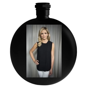 Sarah Michelle Gellar Round Flask