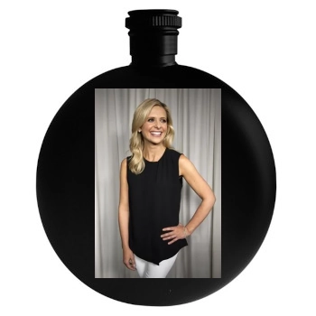 Sarah Michelle Gellar Round Flask