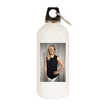 Sarah Michelle Gellar White Water Bottle With Carabiner