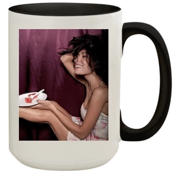 Sarah Shahi 15oz Colored Inner & Handle Mug