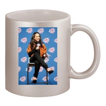 Alicia Keys 11oz Metallic Silver Mug