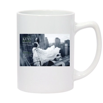 Alicia Keys 14oz White Statesman Mug