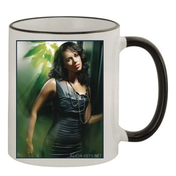 Alicia Keys 11oz Colored Rim & Handle Mug