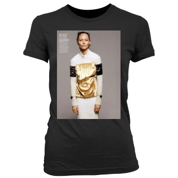 Sasha Pivovarova Women's Junior Cut Crewneck T-Shirt