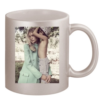 Sasha Pivovarova 11oz Metallic Silver Mug