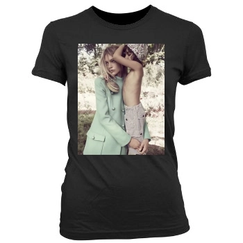 Sasha Pivovarova Women's Junior Cut Crewneck T-Shirt