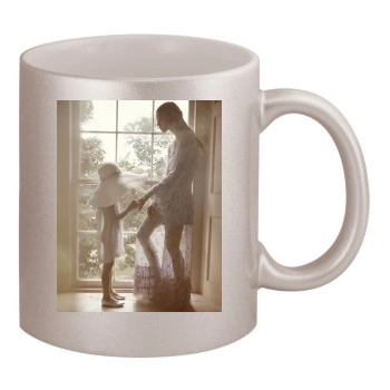 Sasha Pivovarova 11oz Metallic Silver Mug