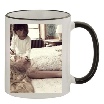 Sasha Pivovarova 11oz Colored Rim & Handle Mug