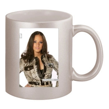 Alicia Keys 11oz Metallic Silver Mug