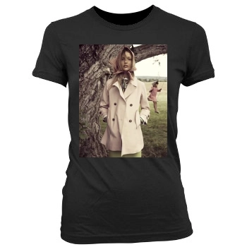 Sasha Pivovarova Women's Junior Cut Crewneck T-Shirt