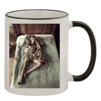 Sasha Pivovarova 11oz Colored Rim & Handle Mug