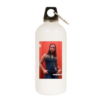 Alicia Keys White Water Bottle With Carabiner