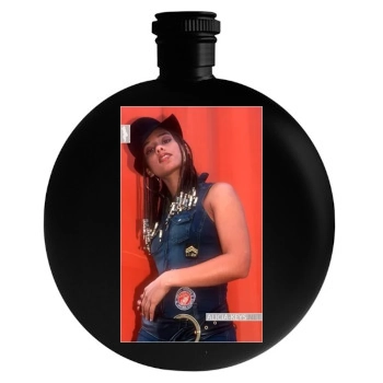 Alicia Keys Round Flask