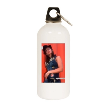 Alicia Keys White Water Bottle With Carabiner