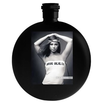 Alicia Keys Round Flask