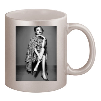 Scarlett Johansson 11oz Metallic Silver Mug