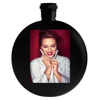 Scarlett Johansson Round Flask