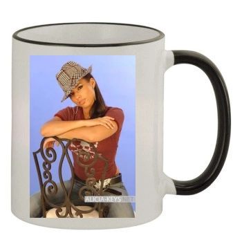 Alicia Keys 11oz Colored Rim & Handle Mug