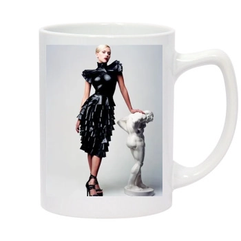 Scarlett Johansson 14oz White Statesman Mug