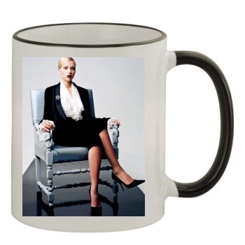 Scarlett Johansson 11oz Colored Rim & Handle Mug