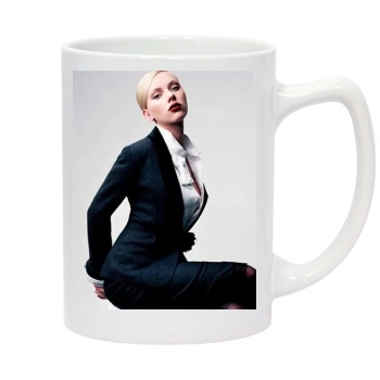 Scarlett Johansson 14oz White Statesman Mug