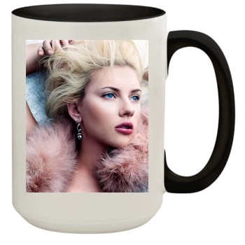 Scarlett Johansson 15oz Colored Inner & Handle Mug