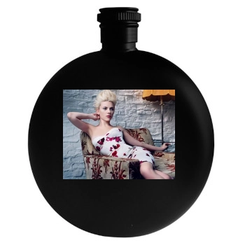 Scarlett Johansson Round Flask