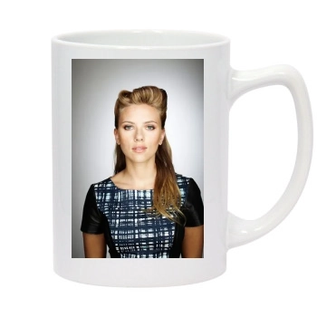 Scarlett Johansson 14oz White Statesman Mug