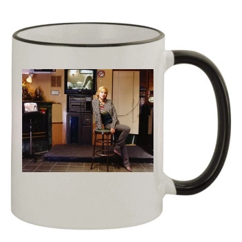 Scarlett Johansson 11oz Colored Rim & Handle Mug