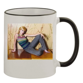 Scarlett Johansson 11oz Colored Rim & Handle Mug