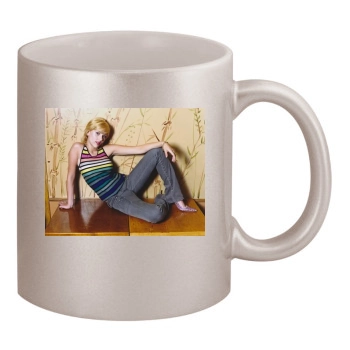 Scarlett Johansson 11oz Metallic Silver Mug