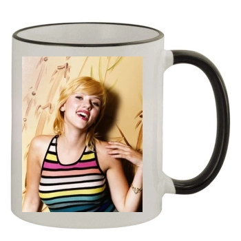 Scarlett Johansson 11oz Colored Rim & Handle Mug