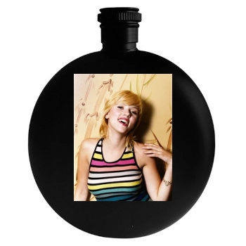 Scarlett Johansson Round Flask