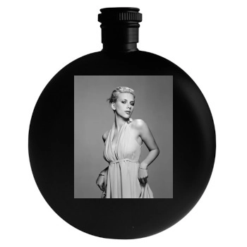 Scarlett Johansson Round Flask