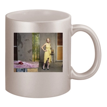 Scarlett Johansson 11oz Metallic Silver Mug