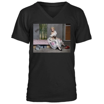 Scarlett Johansson Men's V-Neck T-Shirt