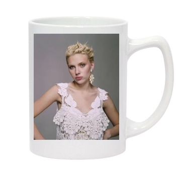 Scarlett Johansson 14oz White Statesman Mug