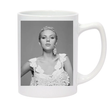 Scarlett Johansson 14oz White Statesman Mug