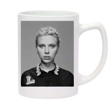 Scarlett Johansson 14oz White Statesman Mug