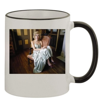 Scarlett Johansson 11oz Colored Rim & Handle Mug