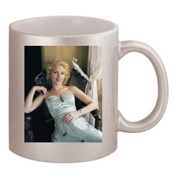 Scarlett Johansson 11oz Metallic Silver Mug