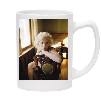 Scarlett Johansson 14oz White Statesman Mug