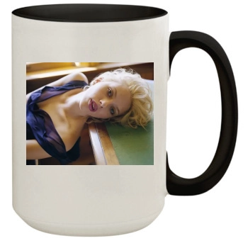 Scarlett Johansson 15oz Colored Inner & Handle Mug