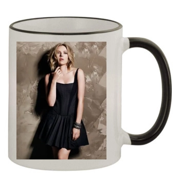 Scarlett Johansson 11oz Colored Rim & Handle Mug